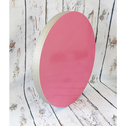 Podkład pod tort styrodur różowy gruby 24cm podkładka na ciasto okrągły